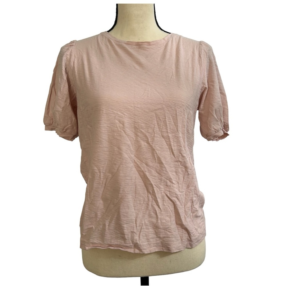 Rachel Zoe Pink Crew Neck T-Shirt Blouse